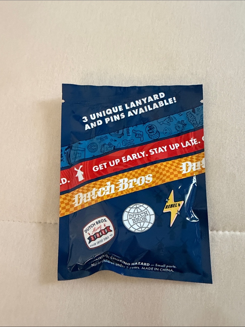 NEW Unopened Dutch Bros Mystery Lanyard & Pin Pack